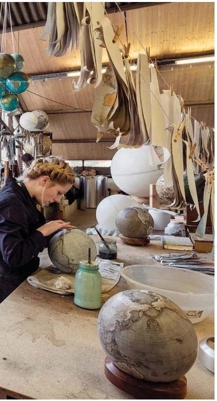 The art of handmade globemaking